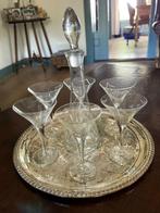 Likeurglaasjes met karaf, Antiek en Kunst, Antiek | Glas en Kristal, Ophalen