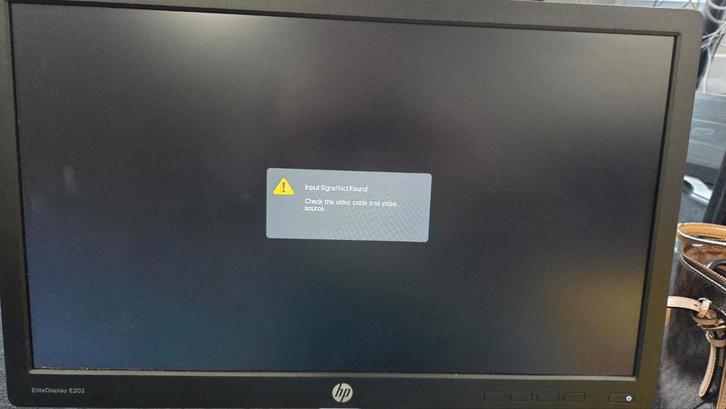 HP EliteDisplay E202 - 20 inch Monitor, Computers en Software, Monitoren, Gebruikt, 60 Hz of minder, DisplayPort, DVI, VGA, In hoogte verstelbaar