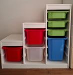 ikea kastje met kleurige plastic bakken, Huis en Inrichting, Kasten | Ladekasten, Ophalen, Gebruikt, 5 laden of meer, 50 tot 100 cm