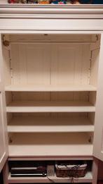 Houten witte kledingkast baby park kesteren, Ophalen, Kast, 50 tot 70 cm, 105 cm of meer