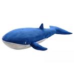 IKEA knuffel BLÅVINGAD blauwe vinvis 100 cm walvis, Ophalen, Zo goed als nieuw, Overige typen