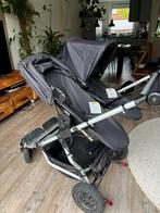 Tweeling kinderwagen van Mountainbuggy,  meegroei stoeltjes, Gebruikt, Zonnekap, Ophalen, Overige merken