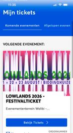 2 Lowlands kaartjes, Twee personen