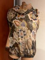 CAROLINE BISS blouse maat 42 zijde  origineel zgan, Kleding | Dames, Bruin, Maat 42/44 (L), Ophalen of Verzenden, Zo goed als nieuw
