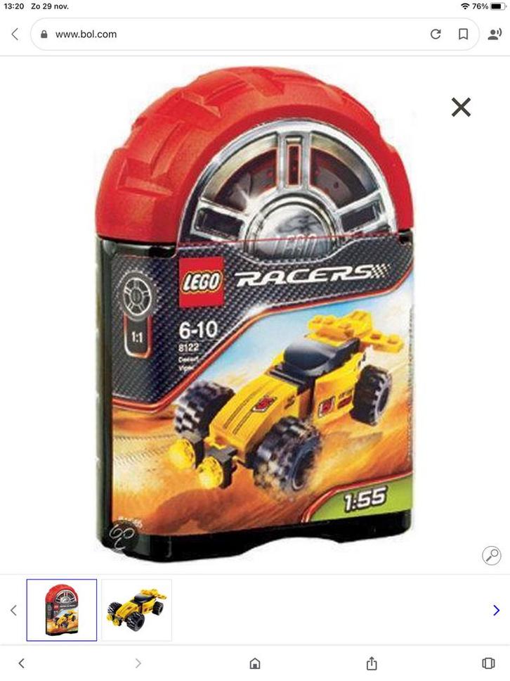 Lego Racers 8122 Desert Viper, Kinderen en Baby's, Speelgoed | Duplo en Lego, Zo goed als nieuw, Lego, Complete set, Ophalen of Verzenden
