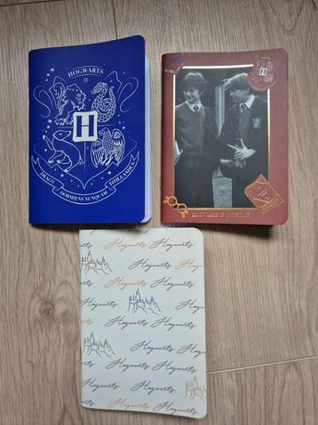 3 Harry Potter notitieboekjes A6 formaat beschikbaar voor biedingen