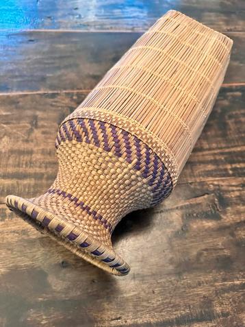 Chokwe gevlochten mand (ZEEF ) Angola Collectie Antropoloog beschikbaar voor biedingen