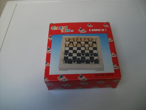 2 Games in 1 (nieuw), Kinderen en Baby's, Speelgoed | Houten speelgoed, Nieuw, Ophalen of Verzenden