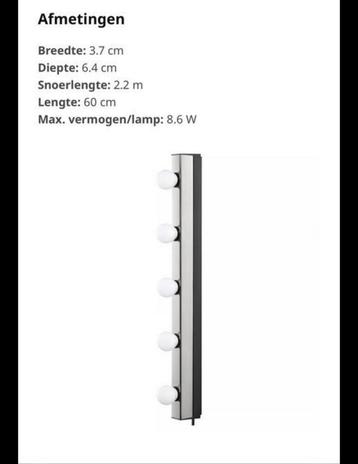 LETTAN spiegel en MUSIK Wandlamp ikea