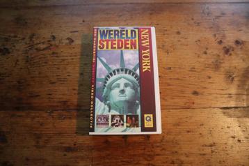 VHS Videoband Wereld Steden New York 1992 + boekje beschikbaar voor biedingen