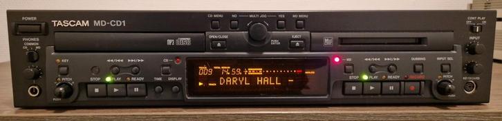 TASCAM MD-CD1 CD,CDR(W) Player & MD Recorder, Audio, Tv en Foto, Walkmans, Discmans en Minidiscspelers, Minidisc-recorder, Ophalen of Verzenden