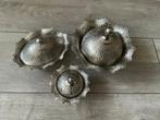 Islamitische Soysal Silverplated Suiker Snoep schaaltjes, Antiek en Kunst, Curiosa en Brocante, Ophalen of Verzenden