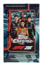 2025 Topps Chrome F1 Hobby Box (1 box), Ophalen of Verzenden, Nieuw, Meerdere plaatjes