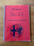 Autotechnisch handboek Alfa Romeo, Boeken, Auto's | Boeken, Alfa Romeo, Ophalen of Verzenden, Zo goed als nieuw