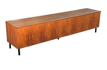 Vintage Dressoir XL Tv Meubel Jaren 60 Design Teak Fineer beschikbaar voor biedingen
