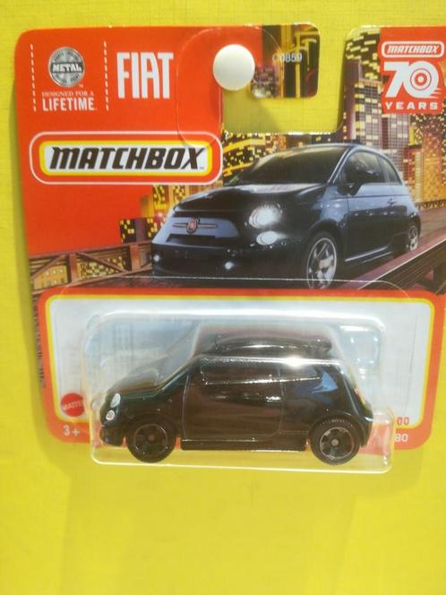 2019 Fiat 500 Turbo Matchbox 16/100, Hobby en Vrije tijd, Modelauto's | Overige schalen, Nieuw, Auto, Ophalen of Verzenden