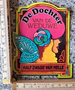 Vintage sticker Half Zware Van Nelle de dochter v.d Weduwe, Verzamelen, Ophalen of Verzenden