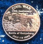 Amerika - Civil War 150th Anniversary - Battle of Gettysburg, Verzenden, Noord-Amerika, Losse munt