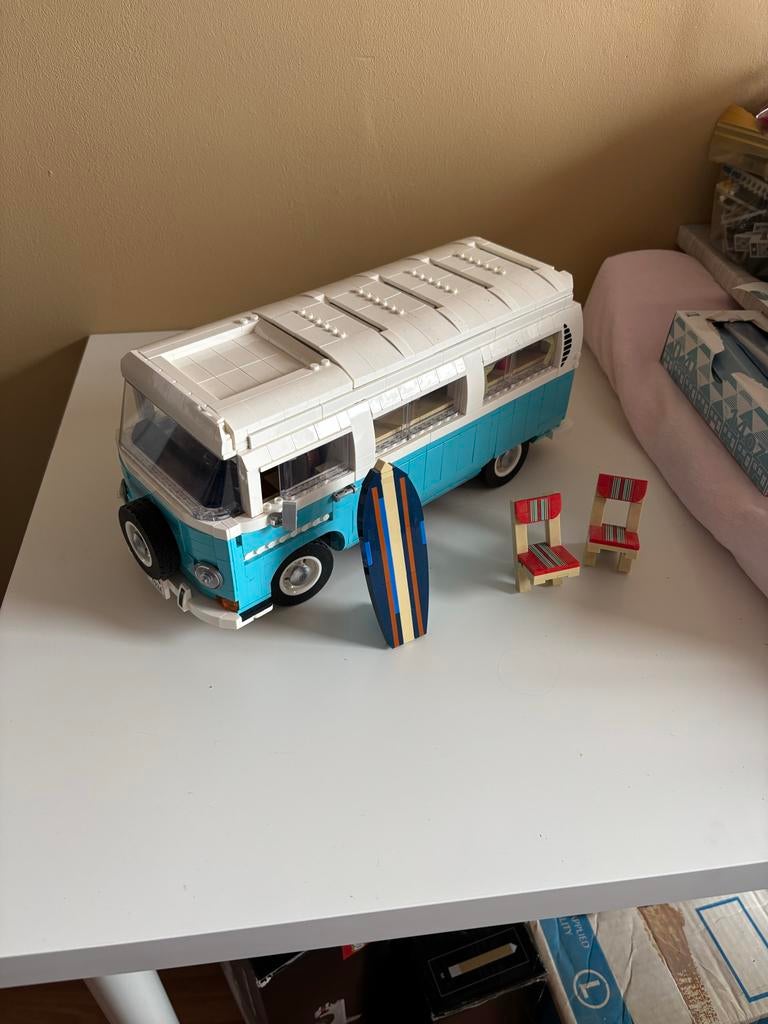 Lego VW T2 Bus, Ophalen of Verzenden, Zo goed als nieuw, Complete set, Lego