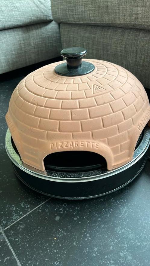 2 Pizza ovens 6 persoons Emerio, elektrisch, Witgoed en Apparatuur, Gourmetstellen, Gebruikt, 4 t/m 7 personen, Ophalen