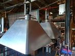 Twee hele grote fabriekslampen erg mooi industrieel model, Ophalen