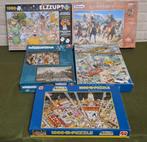 6 x Jumbo puzzels / puzzles, Ophalen of Verzenden, 500 t/m 1500 stukjes, Gebruikt, Legpuzzel