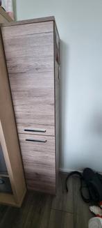 Smalle badkamerkast - 138x30x25cm, Ophalen, Overige materialen, Minder dan 50 cm, Met deur(en)