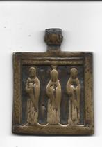 Icoon -HH.Paraskeva ,Katharina en Barbara - 17de eeuw, Antiek en Kunst, Antiek | Religie, Verzenden