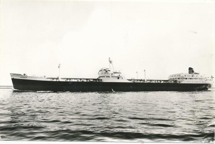 1194 m.s. Acmaea Reder Shell Tankers, Verzamelen, Scheepvaart, Kaart, Foto of Prent, Ophalen of Verzenden