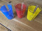 3 Retro limonadeglazen, Ophalen of Verzenden