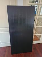 Zwart Tafelblad 160x80cm, Ophalen, Gebruikt, 50 tot 100 cm, Modern