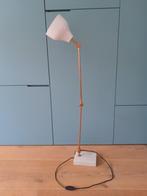 Vloerlamp marmeren voet/ koper, Ophalen of Verzenden, Zo goed als nieuw, Glas