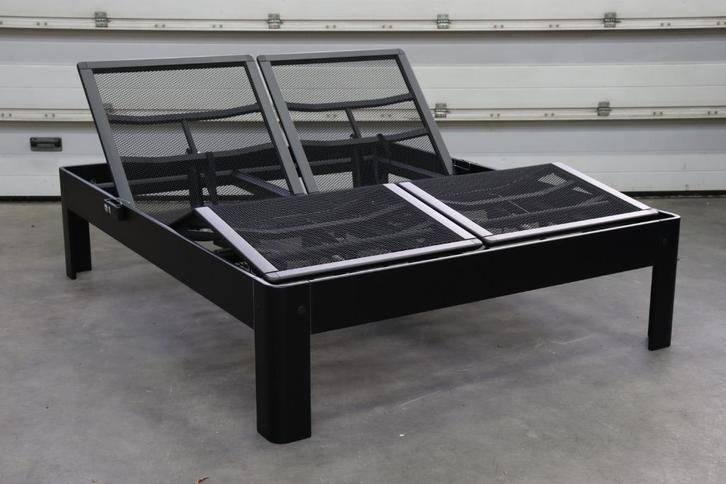 Auping tweepersoons elektrisch 160 x 200 diepzwart smartbase, Huis en Inrichting, Slaapkamer | Bedden, Zo goed als nieuw, Tweepersoons