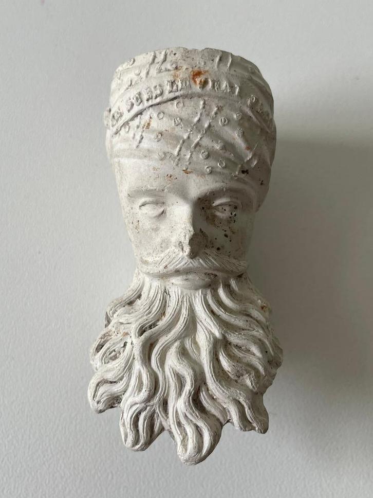 Gambier: Figurale JACOB kleipijp, Antiek en Kunst, Antiek | Keramiek en Aardewerk, Ophalen