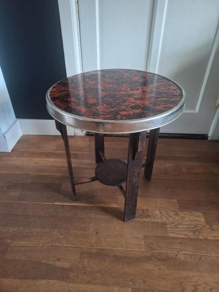 Art Deco Bijzettafel Jaren '20, Huis en Inrichting, Tafels | Sidetables, Ophalen of Verzenden