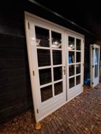 Openslaande tuindeuren dubbel glas deuren terrasdeuren pui, Doe-het-zelf en Verbouw, Ophalen, 120 cm of meer, 200 tot 215 cm, Glas