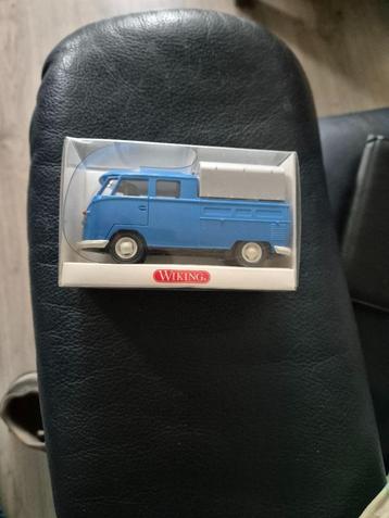 wiking 7680135 vw volkswagen bus blauw met cabine beschikbaar voor biedingen