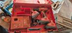 hilti sfb121-a boormachine/schroefmachine. De accu's zijn op, Ophalen of Verzenden, Gebruikt, Boor- en Schroefmachine