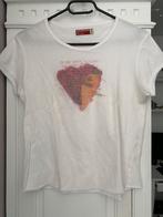 Weinig gedragen shirt van Guess, valt als M, Maat 38/40 (M), Guess, Wit, Ophalen of Verzenden