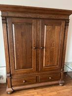 Broodkast donker eiken, Huis en Inrichting, Ophalen, Gebruikt, 150 tot 200 cm, Eikenhout