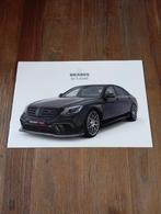 Mercedes Brabus S 63 / 65  9 / 2017  8 pag., Verzenden, Zo goed als nieuw, Mercedes