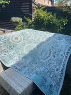 Turquoise vintage kleed, Ophalen, 150 tot 200 cm, 200 cm of meer, Zo goed als nieuw