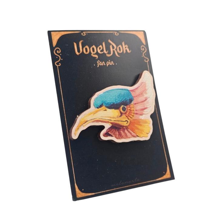 Efteling vogel rok fan pin *Nieuw*, Verzamelen, Efteling, Nieuw, Button of Speldje, Ophalen of Verzenden