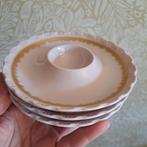 Set van 3 Eierdoppen Hutschenreuter Rose Porselein, Ophalen of Verzenden