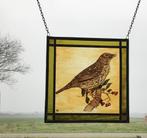 Zanglijster mus vink putter ijsvogel glas in lood raam, Ophalen of Verzenden, Nieuw, Overige typen