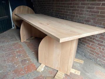 Tafelblad eiken of beuken - ovaal rond rechthoek - op maat beschikbaar voor biedingen