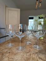 4x grote Rode Wijnglazen, goede staat!, Ophalen, Glas of Glazen, Effen, Glas