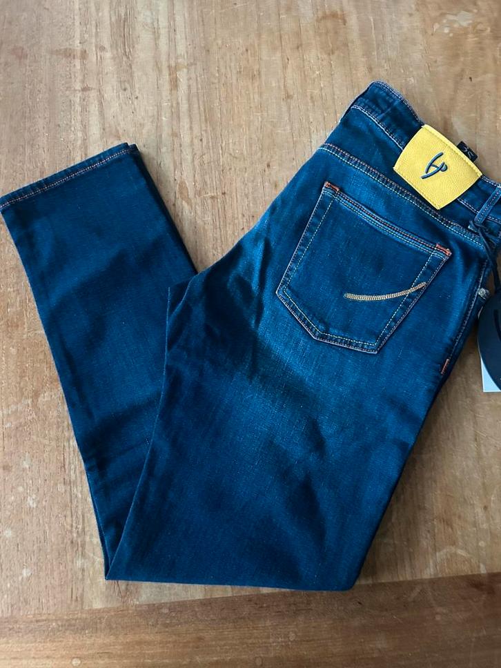 Handpicked Orvieto maat 34, Kleding | Heren, Spijkerbroeken en Jeans, Zo goed als nieuw, Blauw, Ophalen of Verzenden