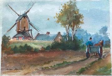 Aquarel... Hub van Winkel... beschikbaar voor biedingen
