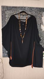 Shein Tuniek Maat 44 Zwart met Ceintuur, Zwart, Maat 42/44 (L), Nieuw, Ophalen of Verzenden
